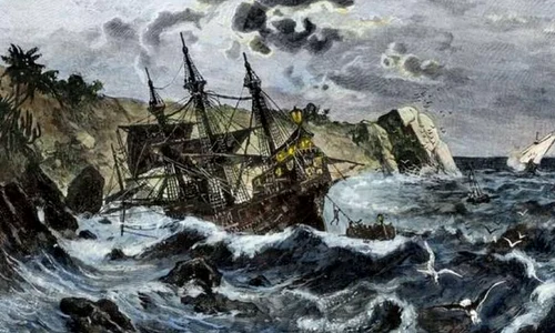 Nava „Santa Maria” a lui Cristofor Columb, descoperită în largul statului Haiti jpeg