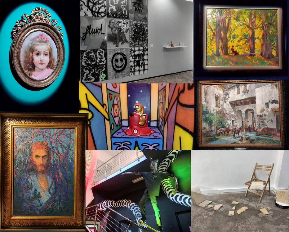 Lucrări expuse la noua ediție Art Safari FOTO Adevărul