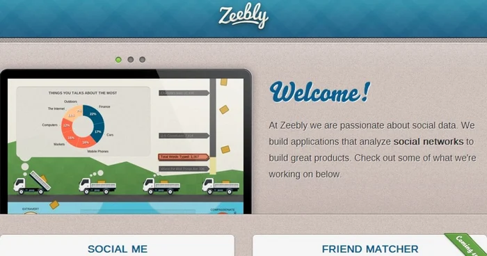 Zeebly Social Me ştie ce te-a interesat pe Facebook şi cât de activ ai fost.