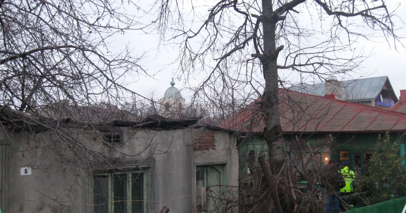 În această casă a fost găsită bătrâna