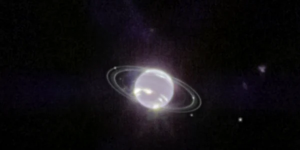 Imaginea planetei Neptun realizată de telescopul spaţial James Webb . Foto: Captură video YouTube