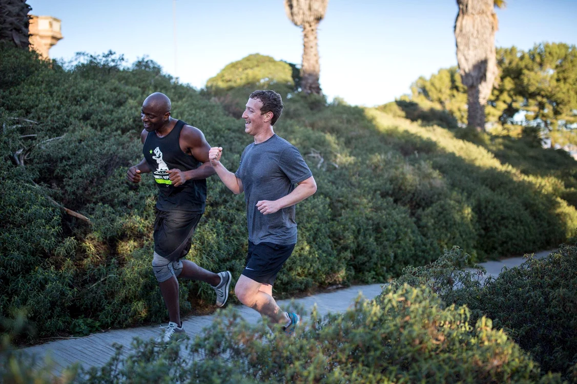 Mark Zuckerberg, jogging în Barcelona