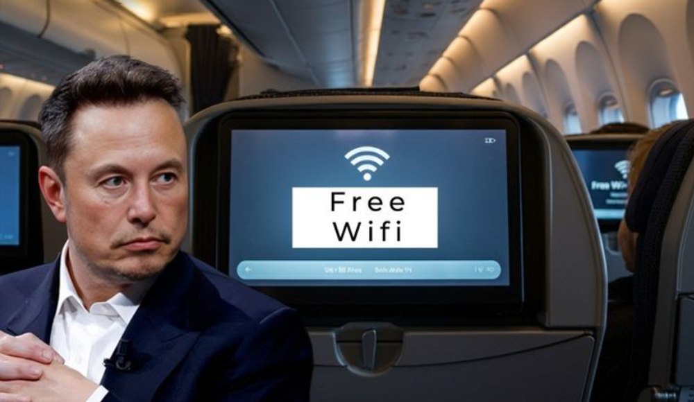 Internet gratuit pe zboruri, prin Starlink-ul lui Elon Musk - un mare pas în față!