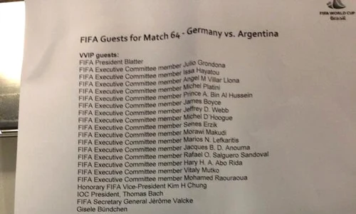 Lista cu celebrităţile din toate domeniile prezente aseară la Rio de Janeiro jpeg