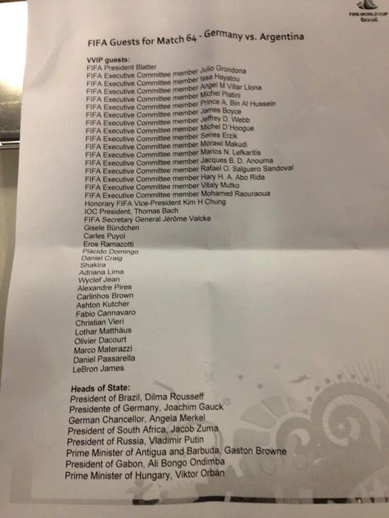 Lista cu celebrităţile din toate domeniile prezente aseară la Rio de Janeiro