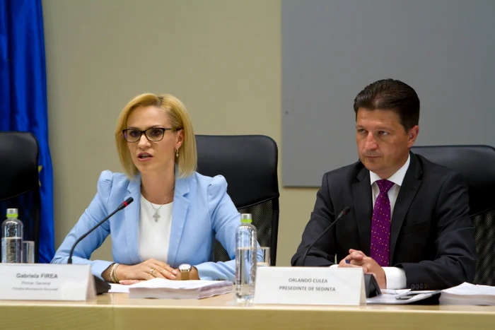 Gabriela Firea şi Orlando Culea, pe vremea când se înţelegeau FOTO MEDIAFAX