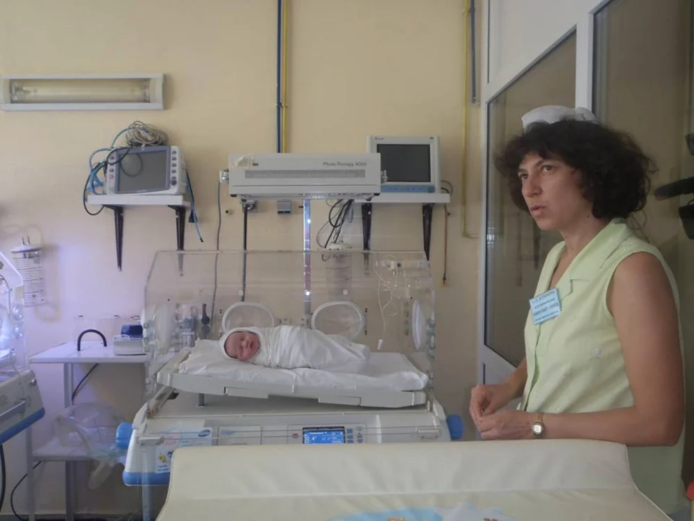 Fetiţa a primit numele de Alexandra
