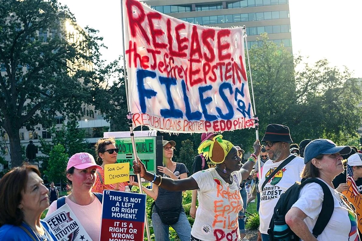 Good Trouble Protest   Release the Epstein Files (54674892253) jpg