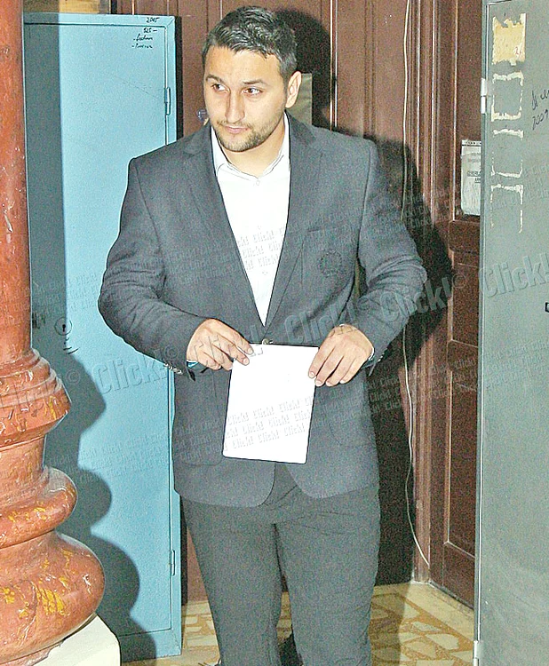 Dan Octavian Vişan s-a prezentat ieri la Judecătoria sectorului 1 (Fotografii: Dorin Constanda)