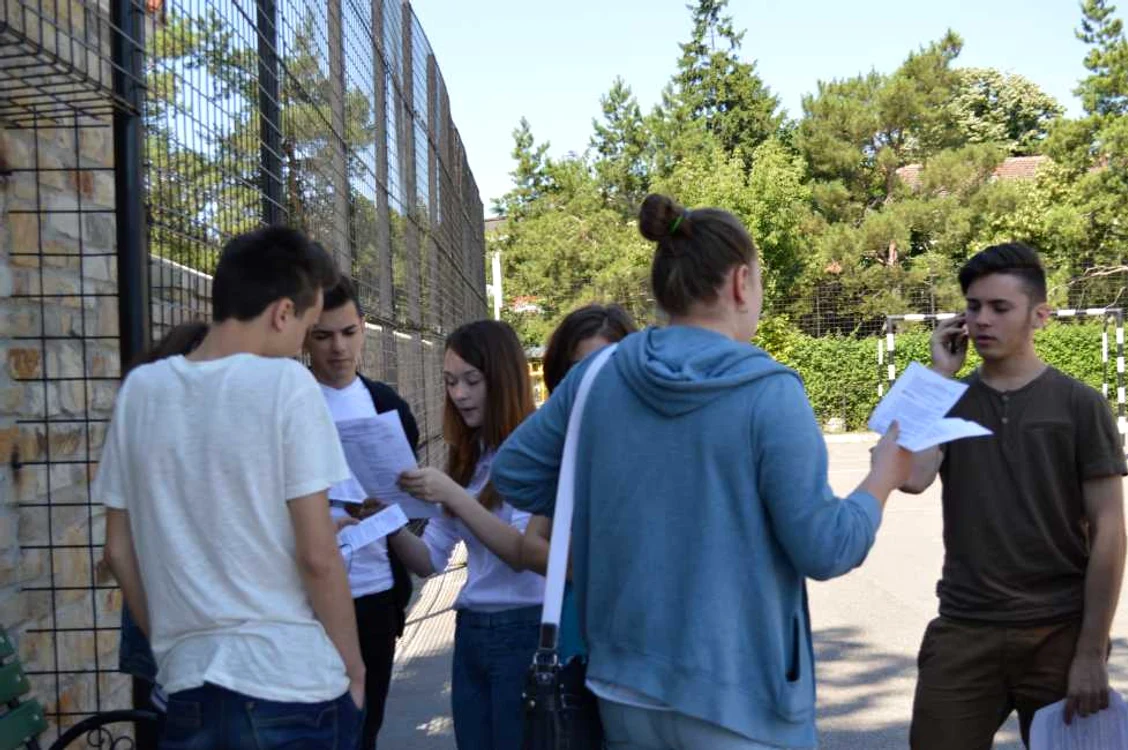 Elevii vasluieni studiind subiectele                                                            FOTO Simona VOICU