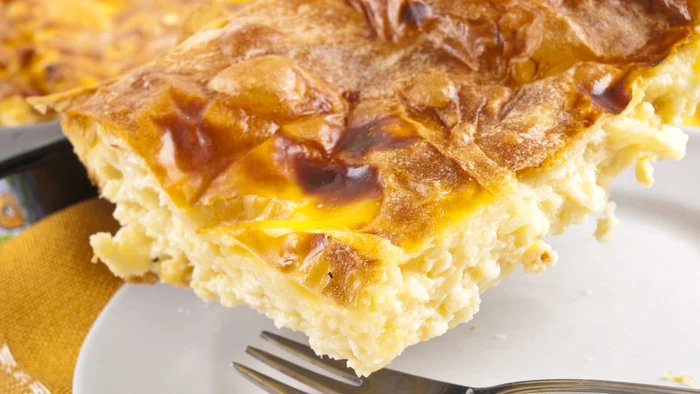 Plăcinta cu brânză dulce, un desert delicios FOTO Adevărul