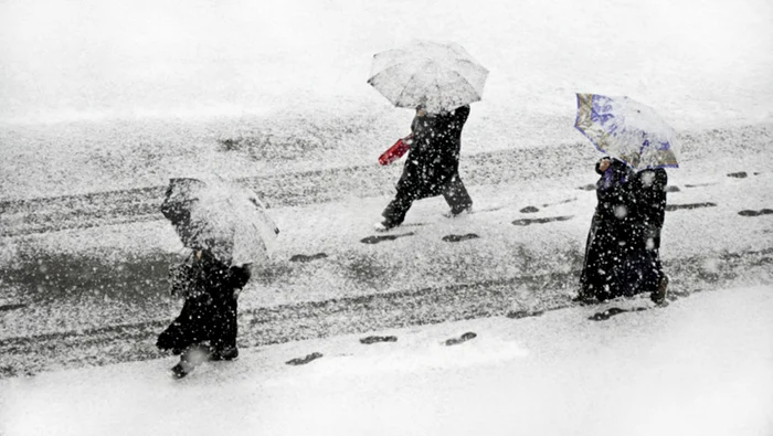 Ninsori și ger la jumătatea lunii martie. Foto: Getty Images