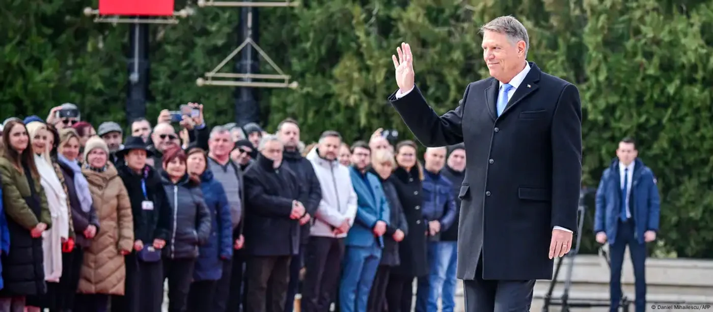 Preşedintele demisionar Klaus Iohannis părăsind Palatul Cotroceni (12.02.2025)