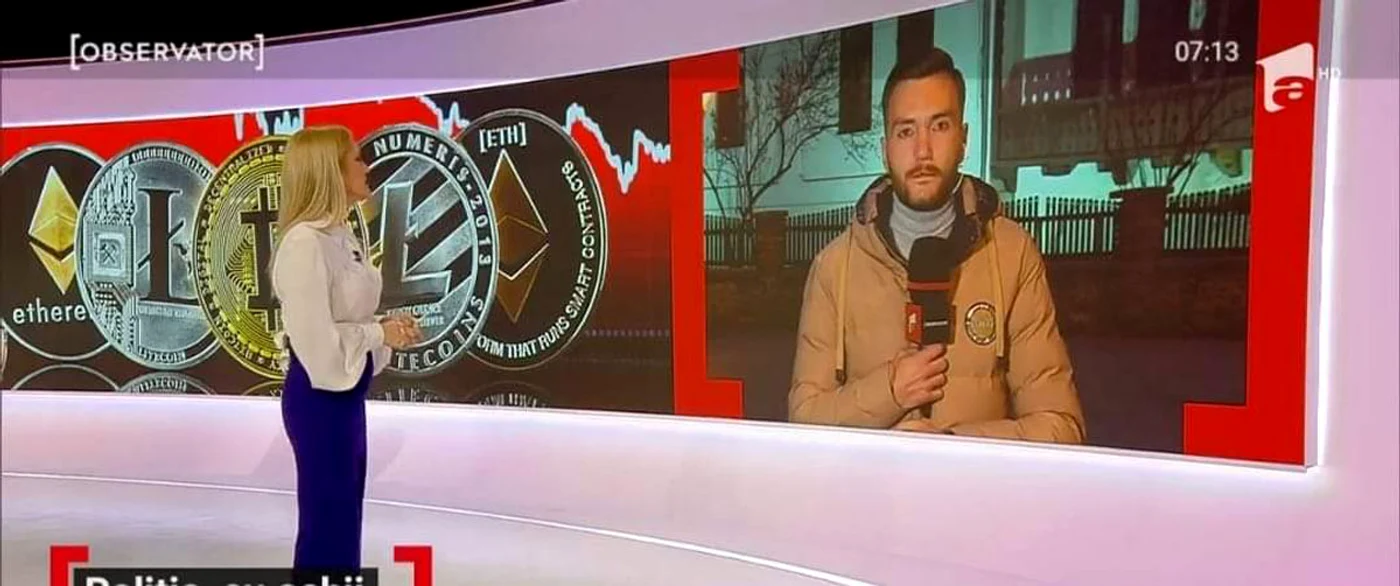 Alin este reporter de ştiri  economice la Antena 1