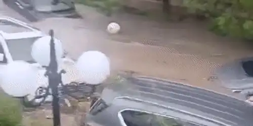Inundații în Sunny Beach, Bulgaria 