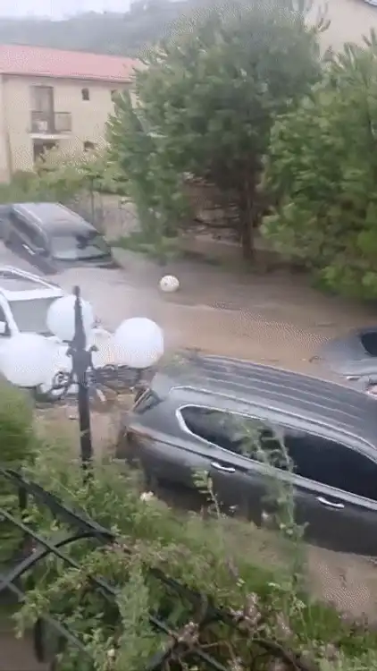Inundații în Sunny Beach, Bulgaria 