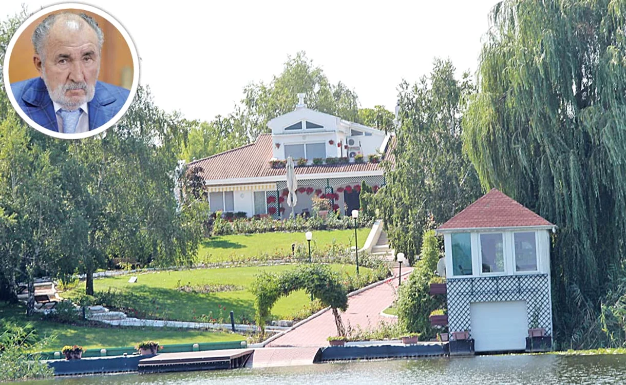 Casa lui Ion Țiriac are multe flori pe verandă