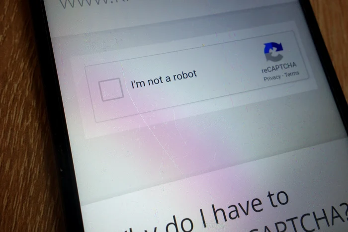 Verificare CAPTCHA. FOTO Shutterstock