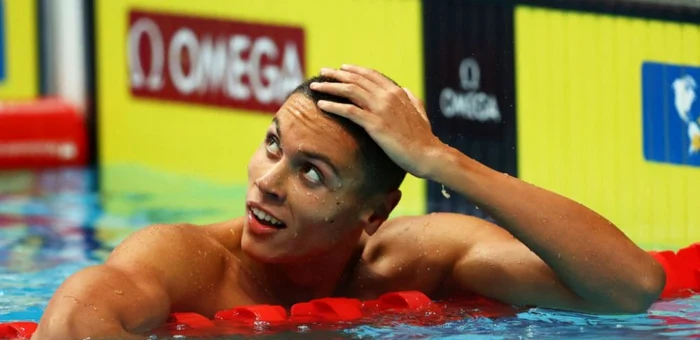 David Popovici e deținătorul recordului mondial la 100 metri liber. Foto Arhiva Adevărul
