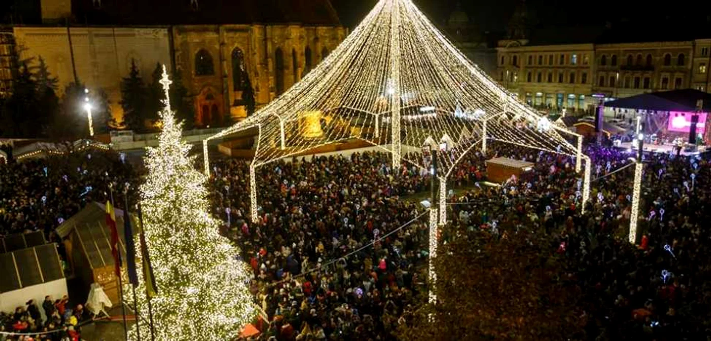 Târgul de Crăciun din Cluj  FOTO: Facbeook Emil Boc