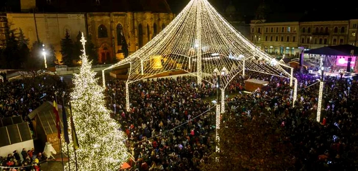 Târgul de Crăciun din Cluj  FOTO: Facbeook Emil Boc