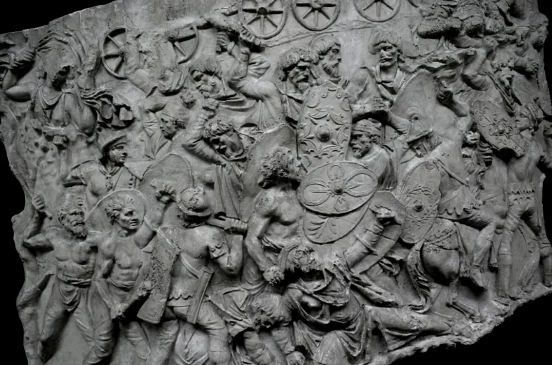 Războinicii daci în luptă cu romanii FOTO Adevărul