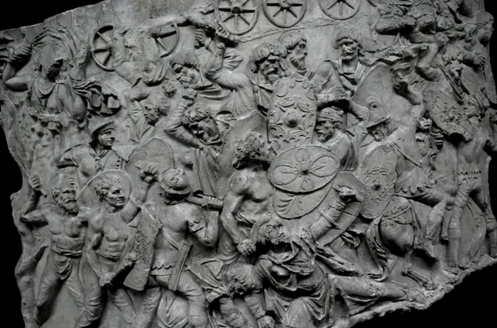 Războinicii daci în luptă cu romanii FOTO Adevărul