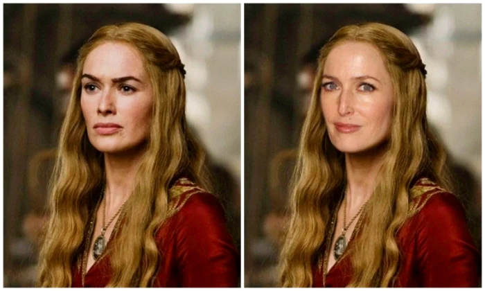 Cersei Lannister ar fi putut fi interpretată de Gillan Anderson, protagonista din „Dosarele X“ FOTO Bright Side