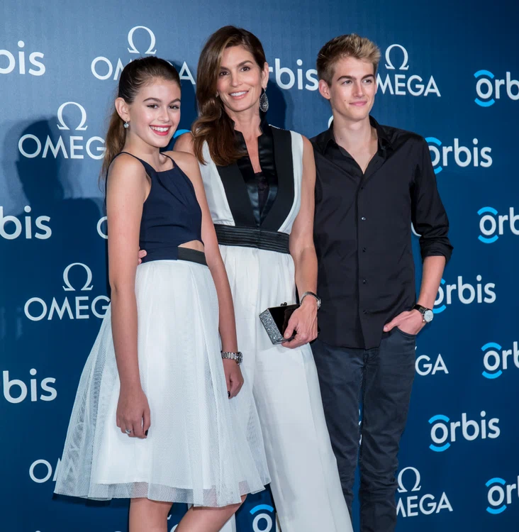 Kaia Jordan Gerber, Cindy Crawford, Presley Walker Gerber, GettyImages jpg