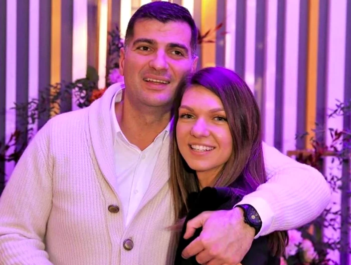 Simona Halep, alături de viitorul ei soţ, Toni Iuruc