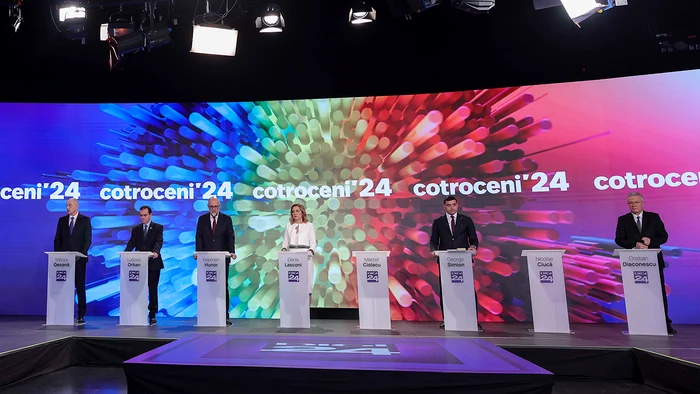 O parte dintre candidați au fost într-o dezbatere televizată, zilele trecute