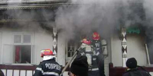 Incendiul a făcut o victimă. Arhivă