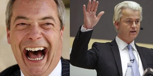 Nigel Farage şi Geert Wilders