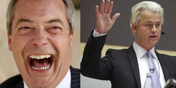 Nigel Farage şi Geert Wilders