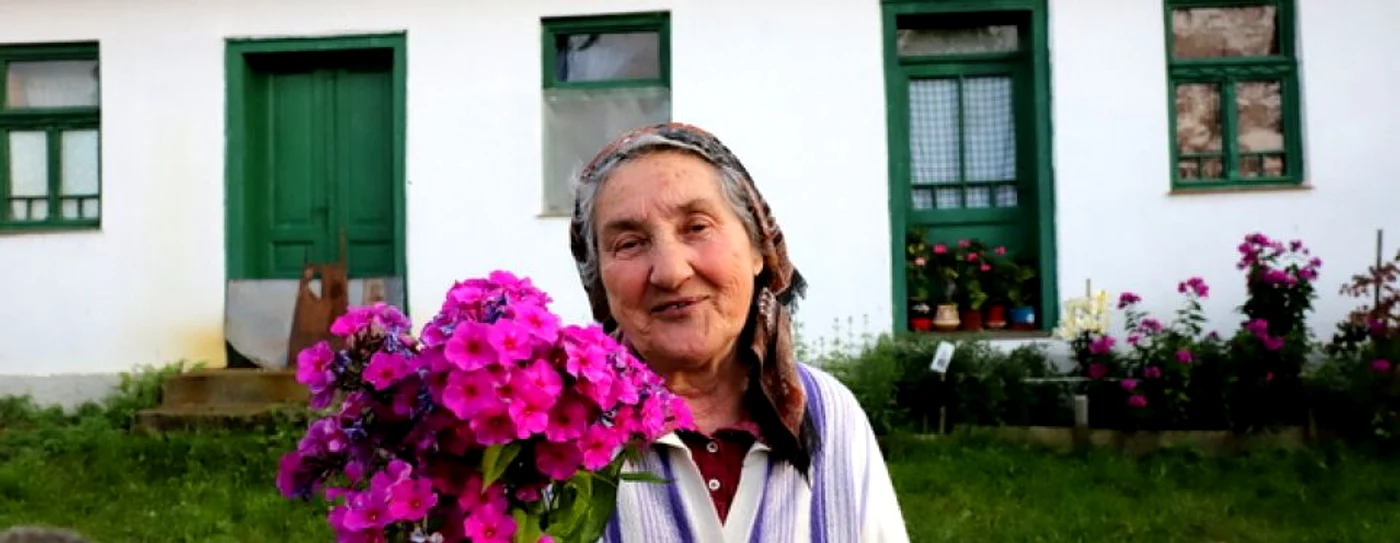 Lucreţia, una dintre puţinele localnice din Goleş.