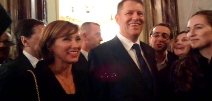 Carmen şi Klaus Iohannis, la întâlnirea cu diaspora românească  FOTO Tatiana Bejenaru (GRASP)