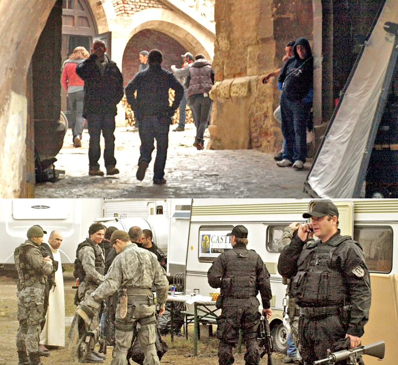 40 de persoane fac figuraţie în filmul lui Cage