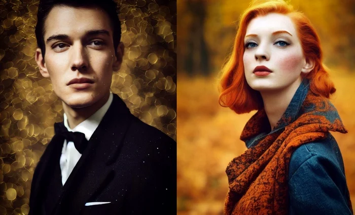 Portrete realizate cu AI FOTO Instagram/averyseasonart