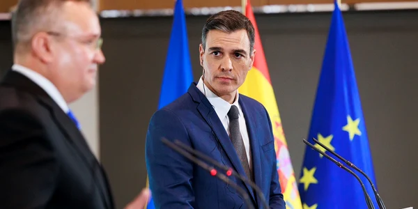 Pedro Sanchez si Nicolae Ciuca FOTO gov jpeg