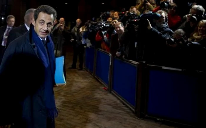 Nicholas Sarkozy la Summitul european de la Bruxelles