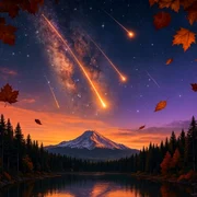 Ploaia de meteori sau de stele căzătoare Orionide Foto Exploratory World Facebook dms