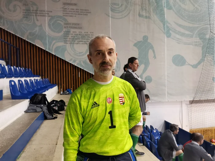 Călugărul Tibor Pantea joacă în echipa Ungariei FOTO Ștefan Both