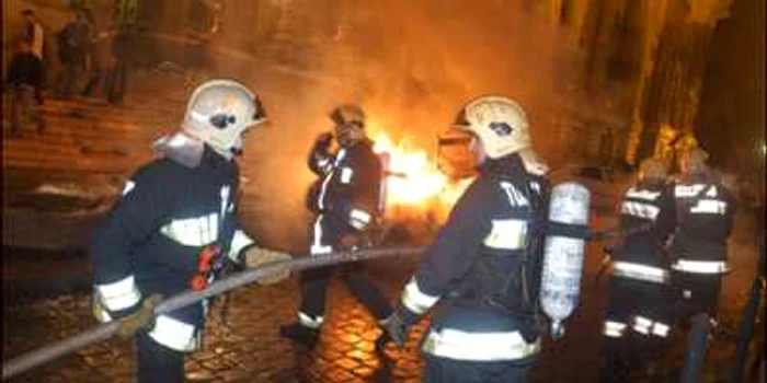 Pompierii mureşeni au stins incendiul