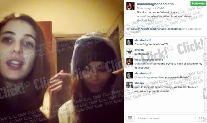Mădălina Ghenea s-a întors pe Facebook (Foto: arhiva personală)