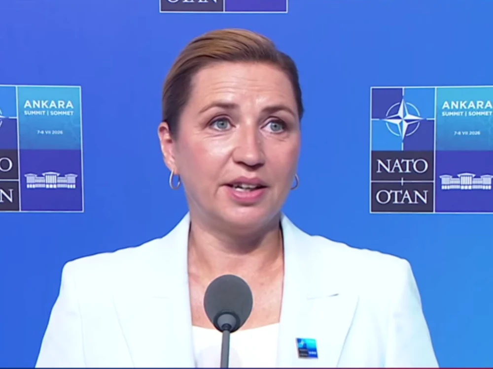 Mette Frederiksen/FOTO: Captură video DRM News