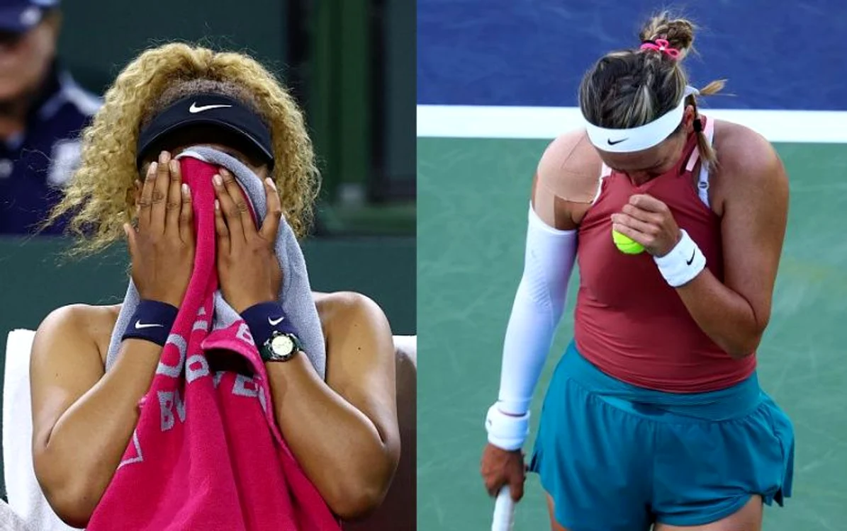 Naomi Osaka și Victoria Azarenka au plâns pe teren (FOTO: Guliver/ Gettyimages)
