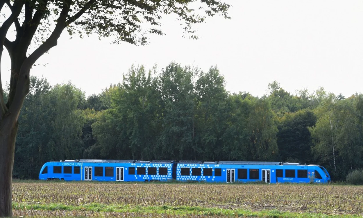 Tren cu hidrogen furnizat de Alstom FOTO AFP