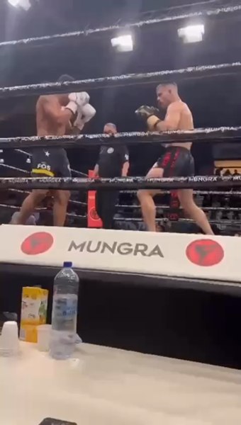 Românul Marian „The Terror” Lăpușneanu, campion mondial la K1, o nouă victorie. Rivalul lui era neînvins în luptă  VIDEO
