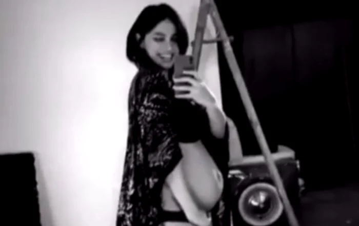 Catrinel Menghia se mândrește cu burtica ei 