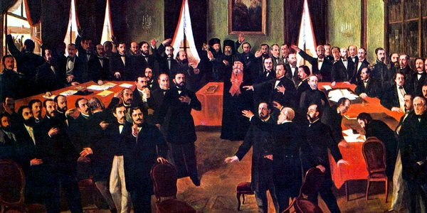„Proclamarea Unirii”, pictură de Theodor Aman